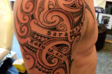 Spirit tattoo on the arm